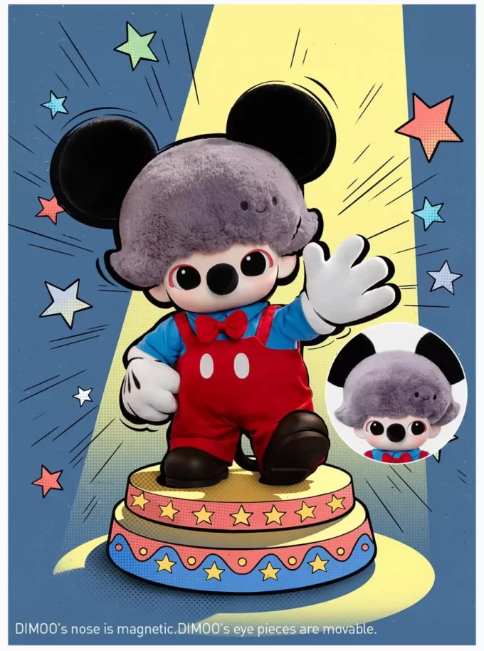DIMOO WORLD × DISNEY-serien – Musse Mugg i vinyl
