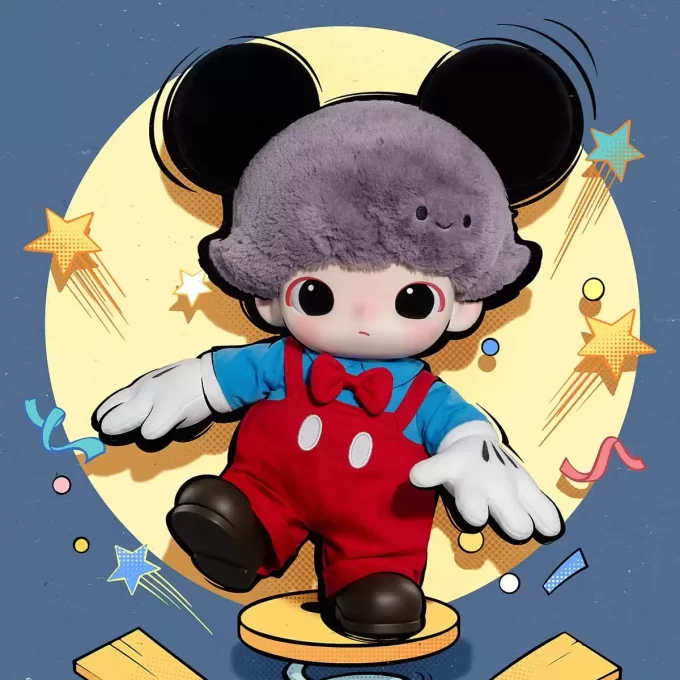 DIMOO WORLD × DISNEY-serien – Musse Mugg i vinyl