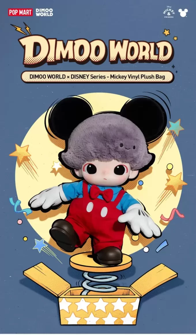 DIMOO WORLD × DISNEY-serien – Musse Mugg i vinyl