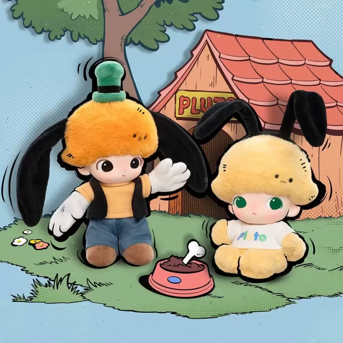 DIMOO WORLD × DISNEY-serien – Vinylplyschnyckelring med blindask