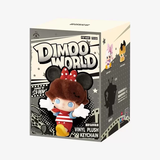 DIMOO WORLD × DISNEY-serien – Vinylplyschnyckelring med blindask