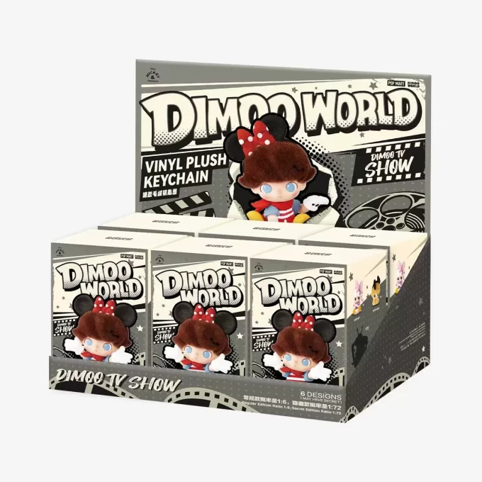 DIMOO WORLD × DISNEY-serien – Vinylplyschnyckelring med blindask