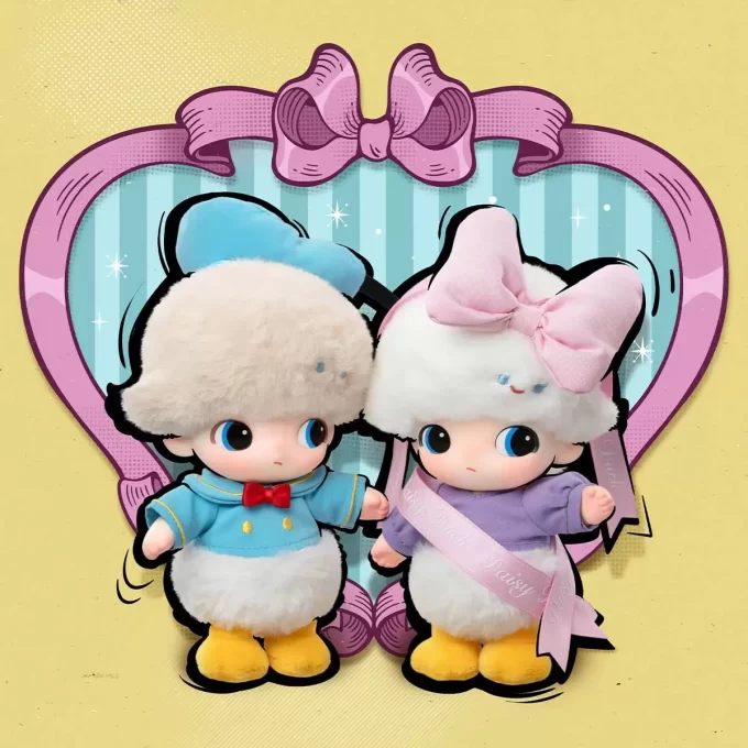 DIMOO WORLD × DISNEY-serien – Vinylplyschnyckelring med blindask