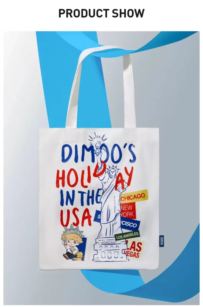 DIMOOS SEMESTER I USA-SERIE – Canvasväska