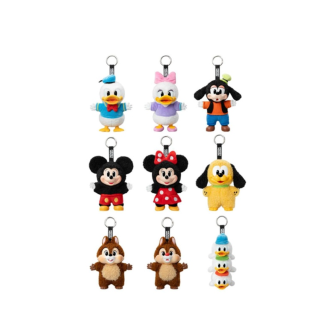 Disney Mickey Mouse Familj Tillsammans Nyckelringsförseglat Etui (1 Blindlåda)