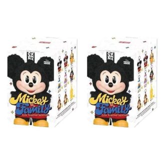 Disney Mickey Mouse Familj Tillsammans Nyckelringsförseglat Etui (2 Blindlådaes)