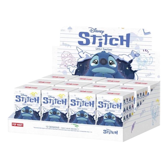 Disney Stitch Little Emotions Figur Förseglat Etui (12 Blindlådaes)