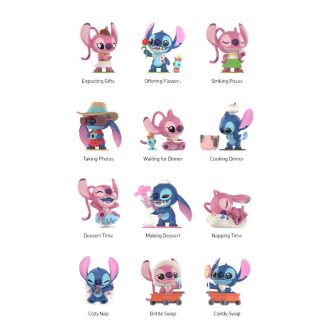 Disney Stitch On a Date Figuress Förseglat Etui (12 Blindlådaes)