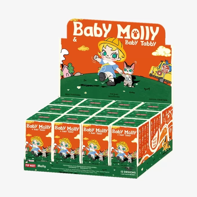 Figurer i Baby Molly- och Baby Tabby-serien Figurer i Baby Molly- och Baby Tabby-serien