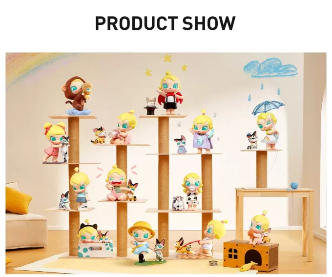 Figurer i Baby Molly- och Baby Tabby-serien Figurer i Baby Molly- och Baby Tabby-serien