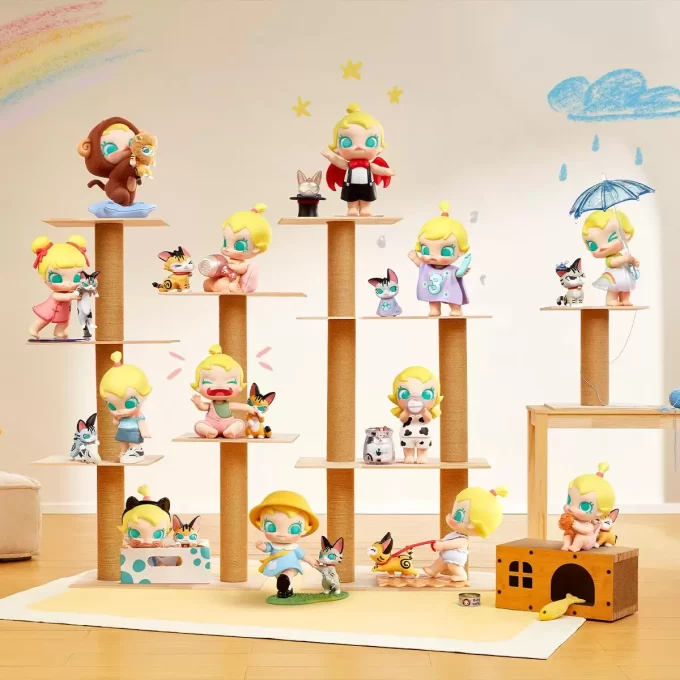 Figurer i Baby Molly- och Baby Tabby-serien Figurer i Baby Molly- och Baby Tabby-serien