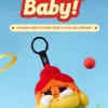 GRÅTBARN MUNTRA UPP, BABY!-SERIEN – Plyschdocka-hänge