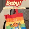 GRÅTLÄBBE MUNTRA UPP, BABY!-SERIEN – Canvasväska