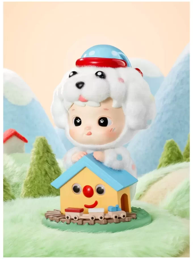 HACIPUPU Fluffig valpfigur