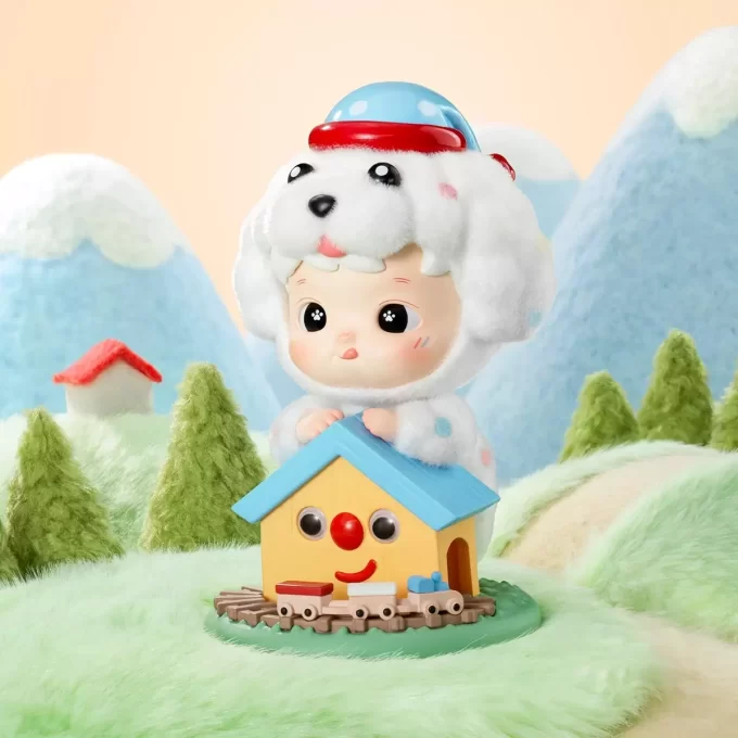HACIPUPU Fluffig valpfigur