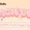 HACIPUPU Fluffig valpfigur