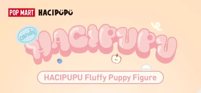 HACIPUPU Fluffig valpfigur