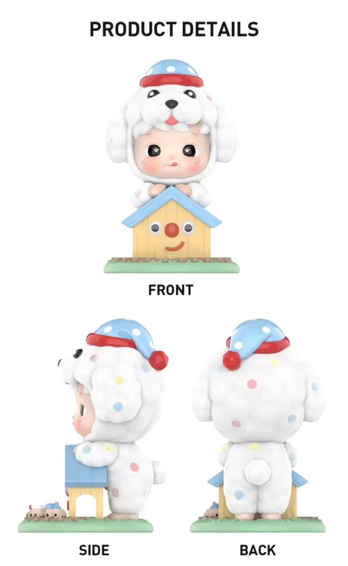 HACIPUPU Fluffig valpfigur