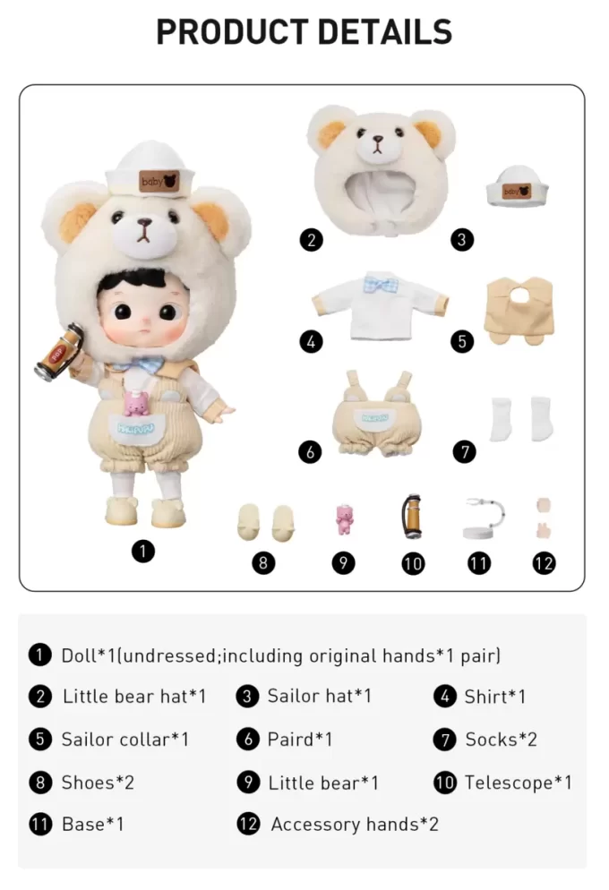HACIPUPU Kapten Björn Actionfigur