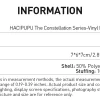 HACIPUPU Konstellationsserien – Vinylplysch-rullgardinslåda
