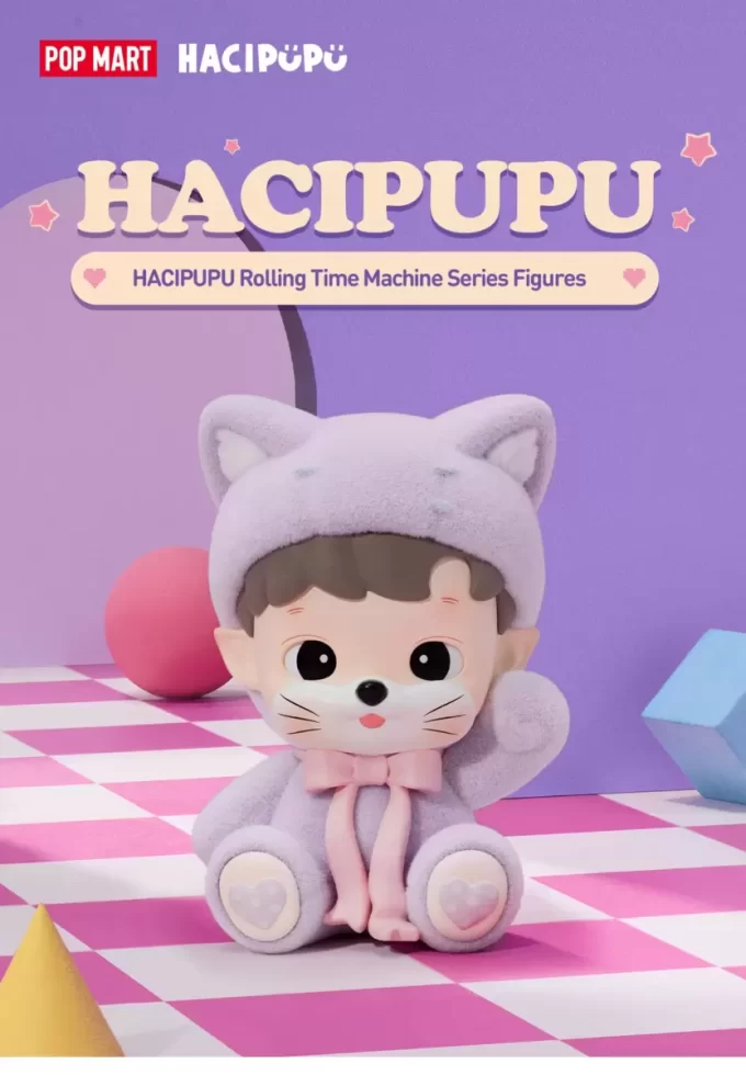 HACIPUPU Rolling Time Machine-figurer