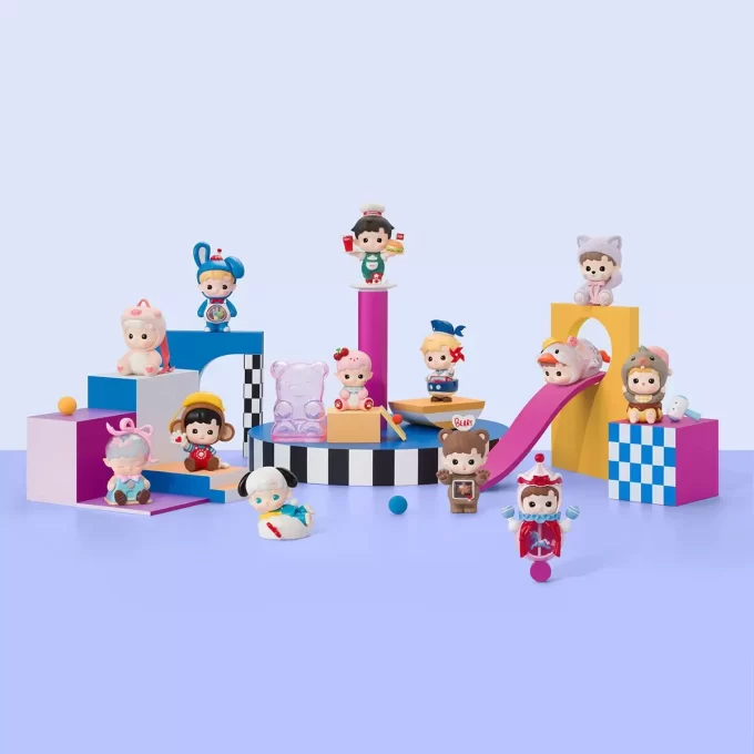 HACIPUPU Rolling Time Machine-figurer