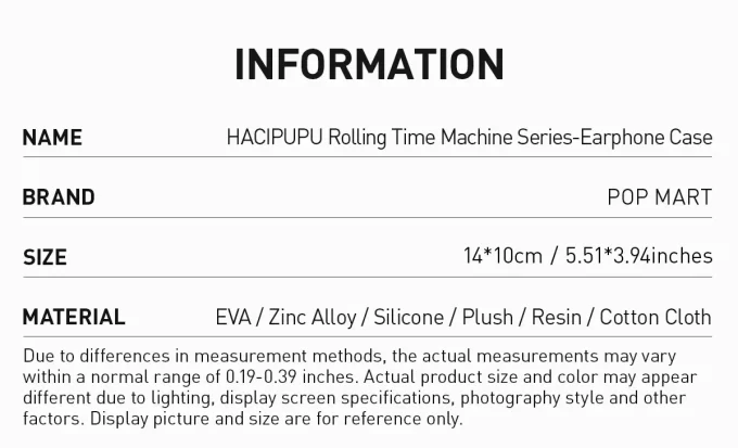 HACIPUPU Rolling Time Machine-serien – Hörlursfodral
