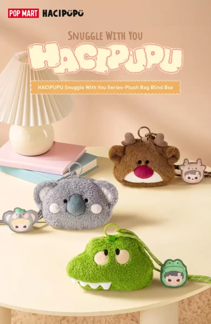 HACIPUPU Snuggle With You-serien – Plyschväska, blindlåda HACIPUPU Snuggle With You-serien – Plyschväska, blindlåda