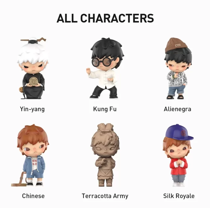 Hirono × CLOT-seriens figurer