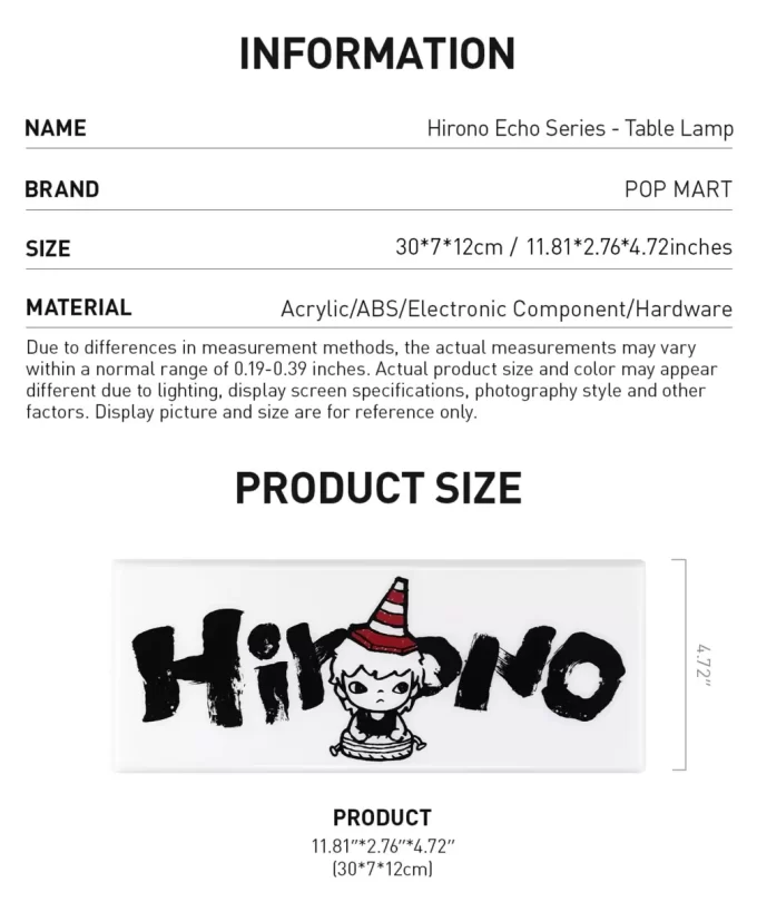 Hirono Echo-serien – Bordslampa