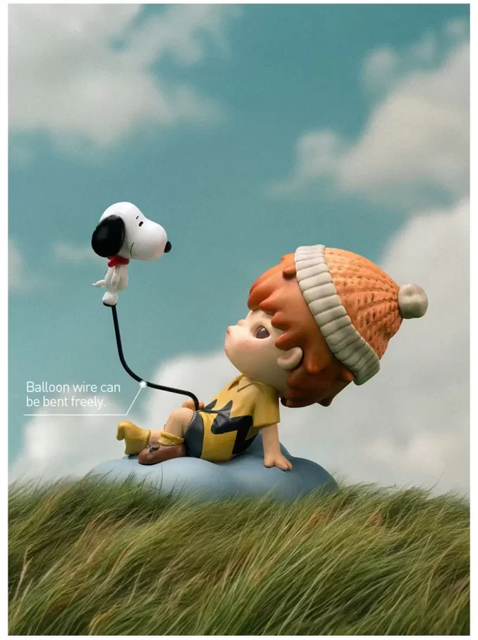 Hirono × Snoopy-figur