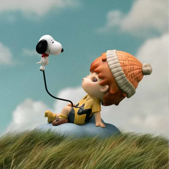 Hirono × Snoopy-figur