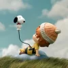 Hirono × Snoopy-figur