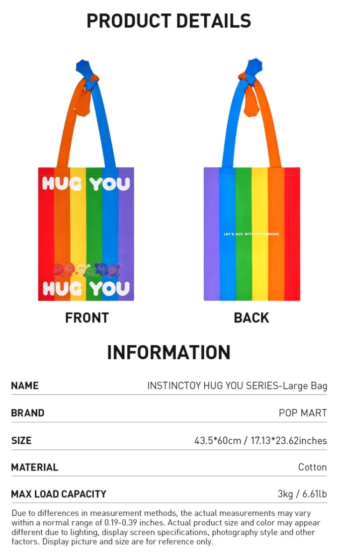 INSTINCTOY HUG YOU-SERIEN – Stor väska