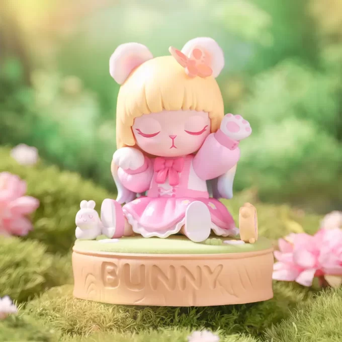 KANIN Rosa Älskling Figur