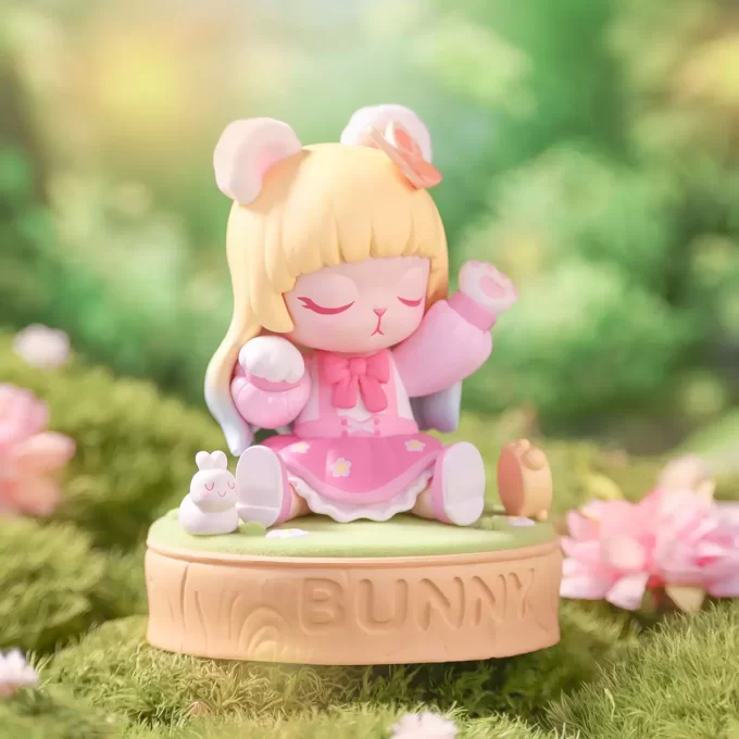 KANIN Rosa Älskling Figur