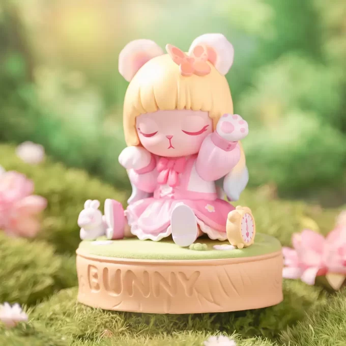 KANIN Rosa Älskling Figur