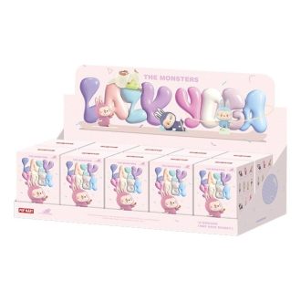 Labubu Lazy Yoga förseglat fodral (10 blinda lådor)