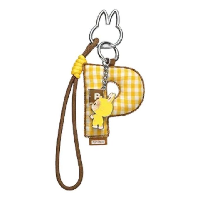 Labubu-nål för kärleksbokstavshänge ”P”