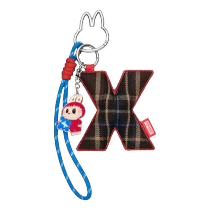 Labubu-nål för kärleksbokstavshänge ”X”