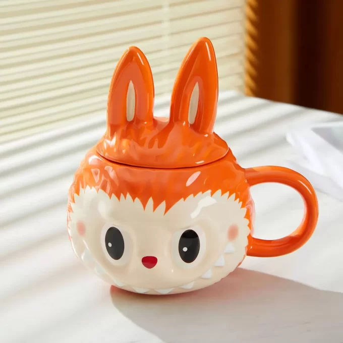 LABUBU Originals – Orange Profilerad Mugg