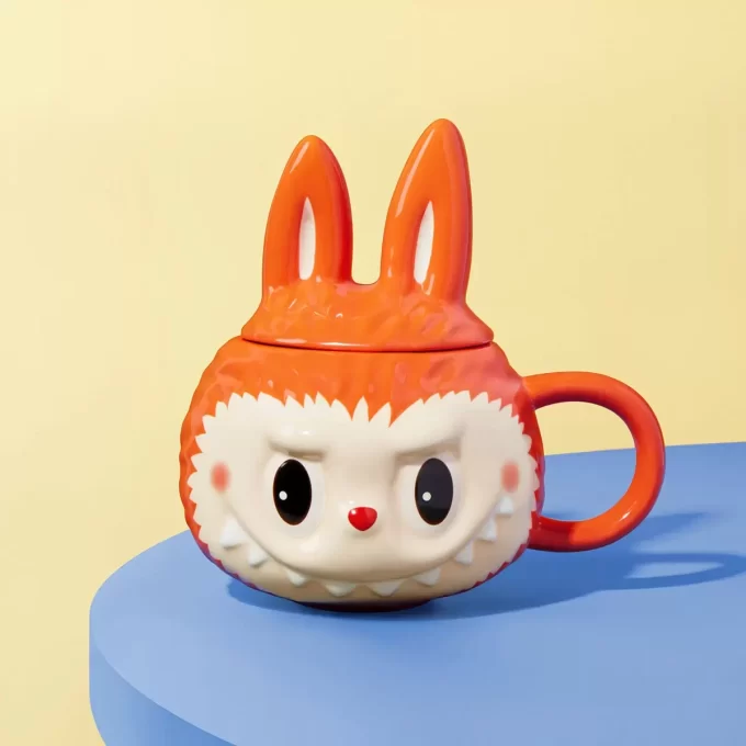 LABUBU Originals – Orange Profilerad Mugg