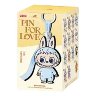 Labubu Pin for Love Plyschhänge Förseglat Etui (A-M) (1 Blind Ask)
