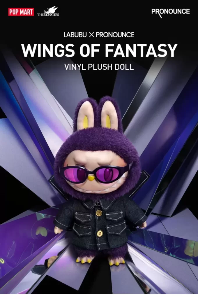 LABUBU × PRONOUNCE – WINGS OF FANTASY Vinylplyschdocka