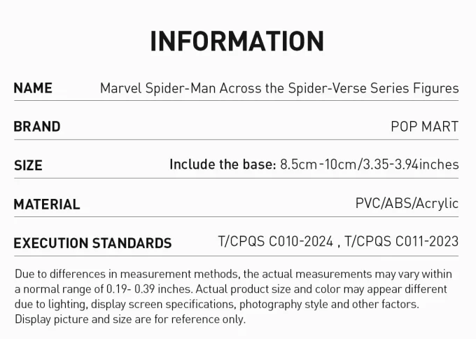 Marvel Spider-Man-figurer från Spider-Verse-serien