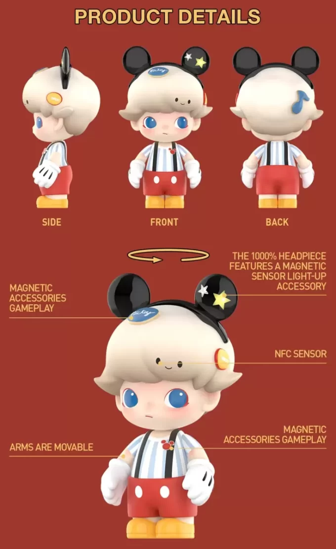 MEGA JUST DIMOO 1000% Musse Pigg MEGA JUST DIMOO 1000% Musse Pigg