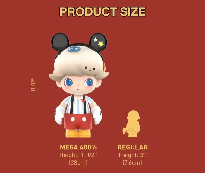MEGA JUST DIMOO 400% Musse Pigg