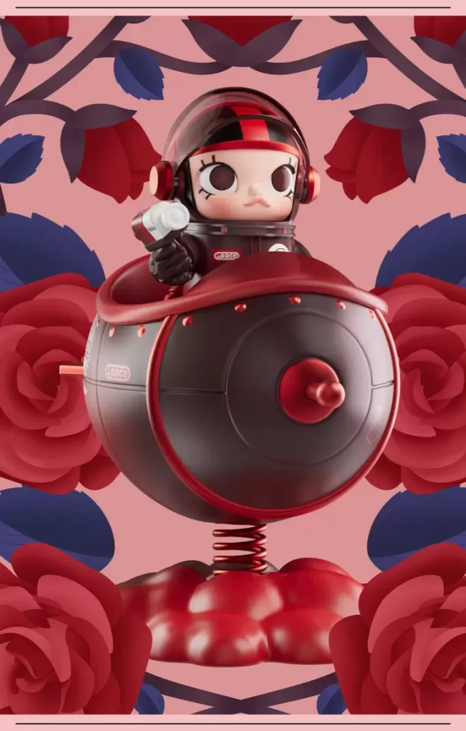MEGA SPACE MOLLY 100% Blooming-serien – Ros