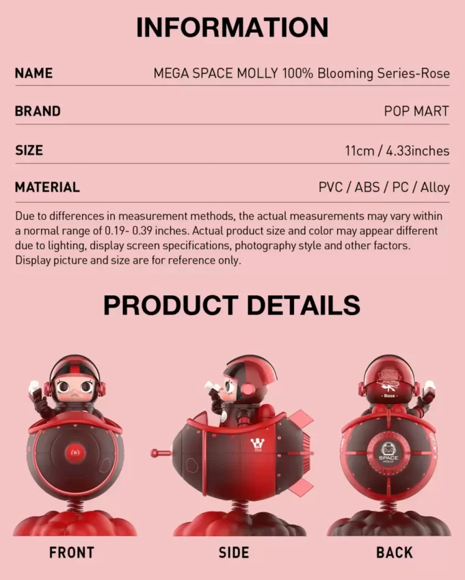 MEGA SPACE MOLLY 100% Blooming-serien – Ros