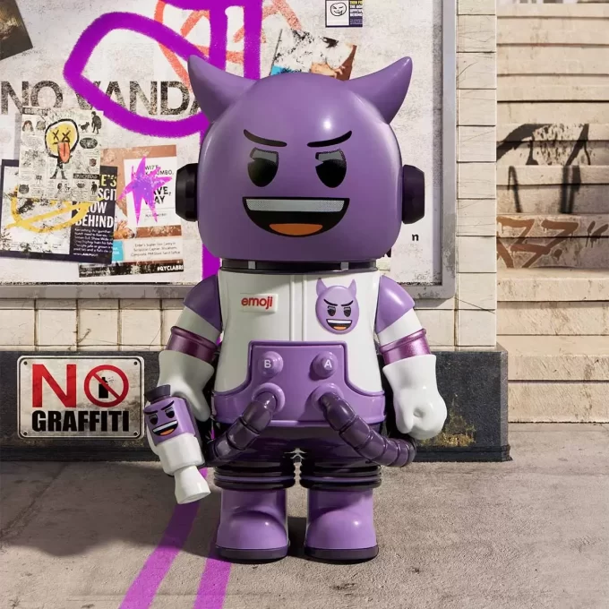 MEGA SPACE MOLLY 100% × Emoji™-serien